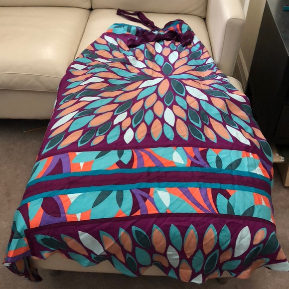 Nicole Miller Studio Silk Halter Maxi Sz 4 - Picture 3 of 4